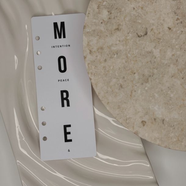 More Intention More Peace Dashboard